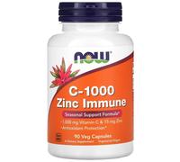C-1000 Zinc Immune 90 Veg Capsules Now Foods