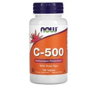 Now Foods C-500 À L'églantier, 100 Comprimés