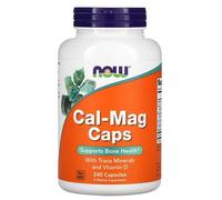 Now Foods, Cal-Mag Caps Avec Oligo-Éléments Et Vitamine D, 240 Capsules