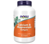 Now Foods, calcium et magnésium, 120 gélules molles - livraison éclair