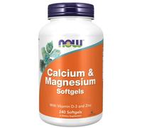 Now Foods Calcium & Magnésium - 240 Capsules Molles