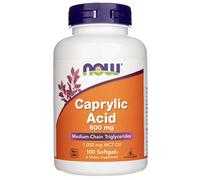 Now Foods Gélules Acide caprylique 600 mg – 100 gélules
