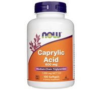 Now Foods Caprylic Acid 600 mg - 100 Softgels