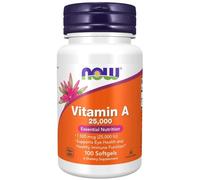 NOW Foods - Capsules molles de vitamine A 25 000 UI