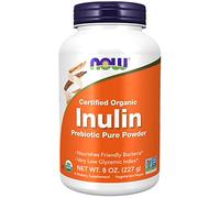 Now Foods, Certified Organic Inulin (Inuline Biologique), 227g Poudre végétalienne, Testé en Laboratoire, Sans Soja, Sans Gluten, Sans OGM, Végétarien