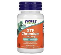 Now Foods Chrome Gtf, 200 ?g, 100 Comprimés