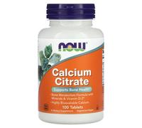 Now Foods Citrate De Calcium, 100 Comprimés