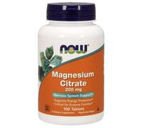 Citrate de magnésium 200 mg 100 comprimés Now Foods