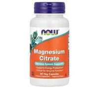 Now Foods, Citrate De Magnésium, 60 Capsules Végétales
