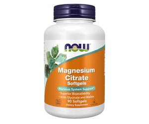 NOW Foods -Citrate de magnésium - 90 gélules