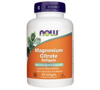 Now Foods - Citrate de magnésium - 90 gélules molles