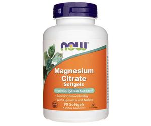 Now Foods Citrate de Magnésium Softgels, 90 capsules