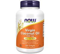 Now Foods, Coconut Oil (Huile de Coco), 1000mg, 120 Capsules molles, Testé en Laboratoire, Sans Soja, Sans Gluten, Sans OGM