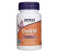 Now Foods CoQ10 100 mg avec baie d'aubépine - 30 Veg Capsules