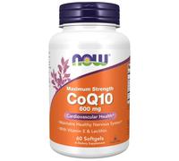 Now Foods Coenzyme Q10 600 mg, concentration maximale - 60 gélules