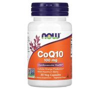 Now Foods Coq10, 100 Mg, 30 Capsules Végétariennes