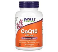 Now Foods Coq10, 400 Mg, 60 Capsules À Enveloppe Molle