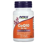 Now Foods Coq10, 50 Mg, 50 Capsules À Enveloppe Molle