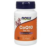 Now Foods CoQ10 (Coenzyme Q10) 100 mg - 50 gélules