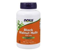 Now Foods Coques de noyer noir 500 mg - 100 gélules