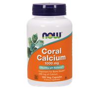 CORAL Calcium 1000 mg 100 Veg Capsules Now Foods