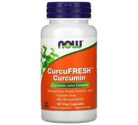 NOW Foods CurcuFRESH™ Complexe à base de jus de curcumine - 60 gélules