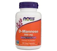 Now Foods Complément alimentaire D-Mannose 500 mg Soutien urinaire 120 gélules végétales