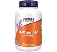 Now Foods, D-mannose, 500 mg, 120 légumes. Capsules - Livraison éclair