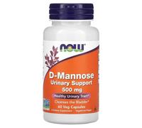 NOW Foods - D-Mannose, 500 mg - 60 gélules végétales