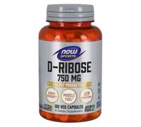 Now Foods D-ribose 750 mg, 120 gélules