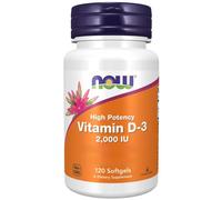 Now Foods, dépôt de vitamine D3, 2000 UI, 120 gélules molles - livraison...