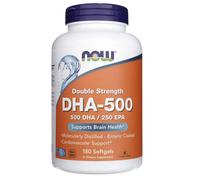 Now Foods Huile de poisson DHA 500 / EPA 250 – Double concentration – 180 gélules