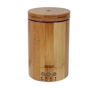 NOW Foods - Diffuseur dhuiles essentielles en bambou véritable à ultrasons (1 pièce)