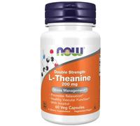 NOW Foods Double Strength L-Theanine 200 mg 60 vege kapsułek