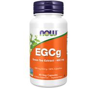 Now Foods, EGCg, extrait de thé vert, 400 mg, 90 légumes. Capsules - Livraiso...