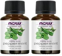 NOW Foods Essential Oil, Peppermint Oil - 30 ml. (Lot de 2)