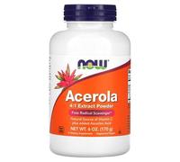 Now Foods Extrait D¿Acérola 4:1 En Poudre, 6 Oz (170 G)