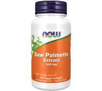Now Foods - Extrait de palmier nain 320 mg + huile de pépins de courge - 90 gélules souples