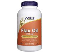 Now Foods Flax Oil Huile de lin 1000 mg, 250 gélules