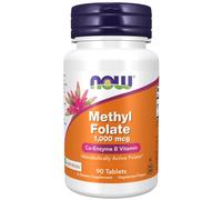 Now Foods – Comprimés Folate de méthyle 1000 mcg – 90 comprimés