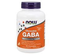 NOW Foods GABA Orange Flavor Chewable Tablets 90 tab