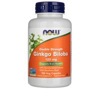NOW Foods Ginkgo Biloba Extrait 24% 120 mg 100 capsules végé