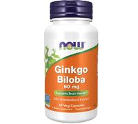 Now Foods Ginkgo Biloba (Ginkgo biloba) 60 mg, 120 capsules