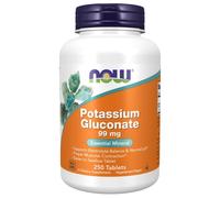 Now Foods - Gluconate de potassium 99 mg - 250 comprimés