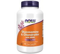 Now Foods Glucosamine & Chondroïtine avec MSM - 180 Capsules
