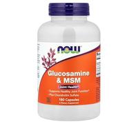 Now Foods Complément alimentaire Glucosamine et MSM – 180 gélules