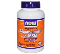 Glucosamine & MSM 120 Gélules Végétales Par Now Foods