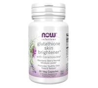 Now Foods , Glutathione Peau Éclaircissant Avec Ceramosides, 30 Comprimé Veg