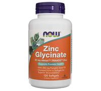 Now Foods Glycinate de zinc 30 mg - 120 capsules molles