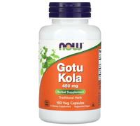 Now Foods - Gotu Kola, 450mg | Extrait de qualité supérieure 450mg - 100 capsules